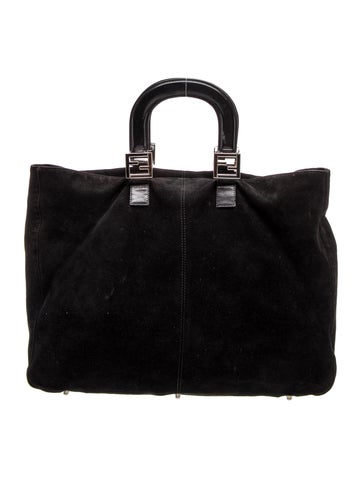 Zucca FF Canvas Top Handle Bag