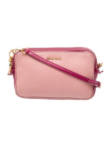 Miu Miu Leather Crossbody Bag