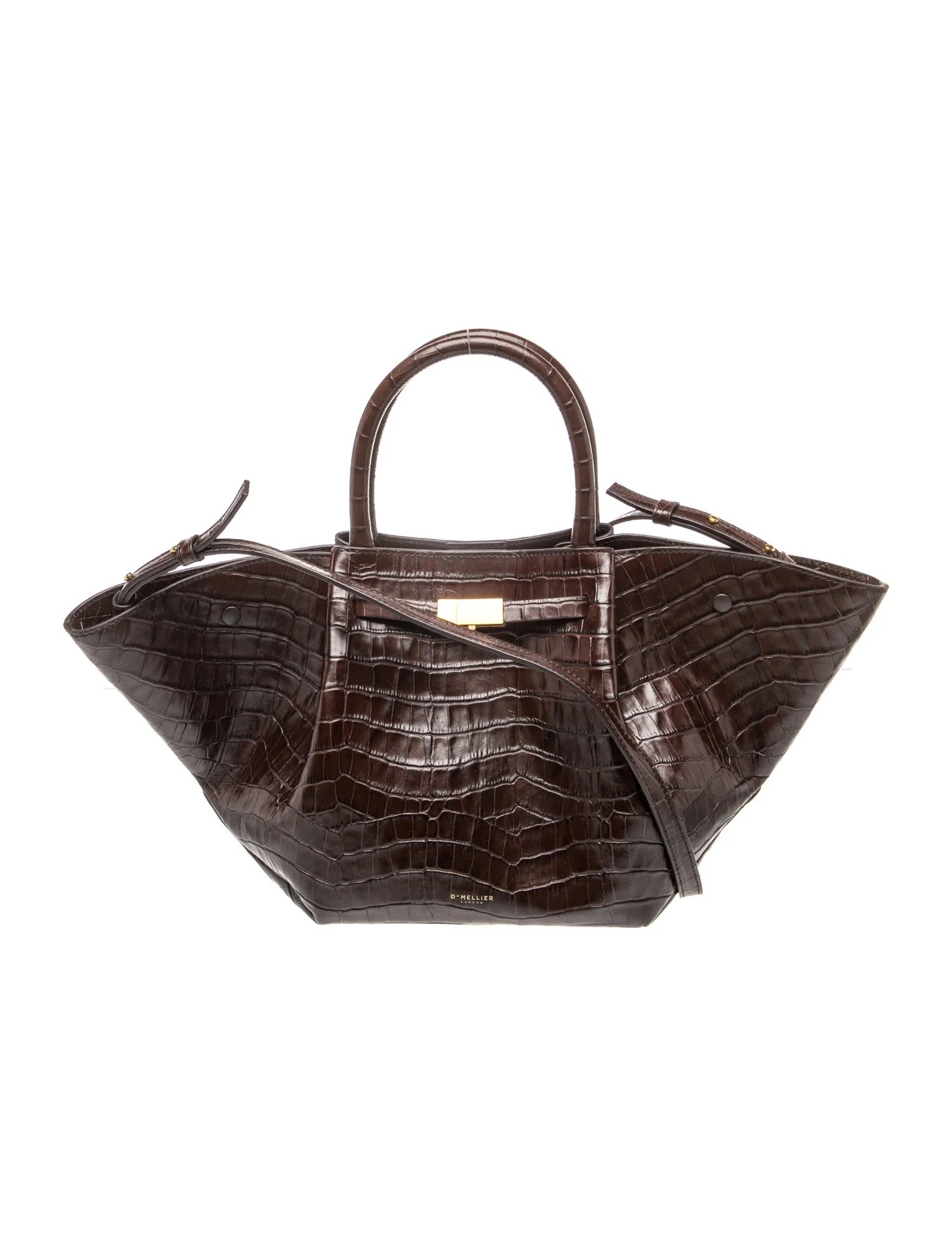 Embossed Leather Shoulder Bag