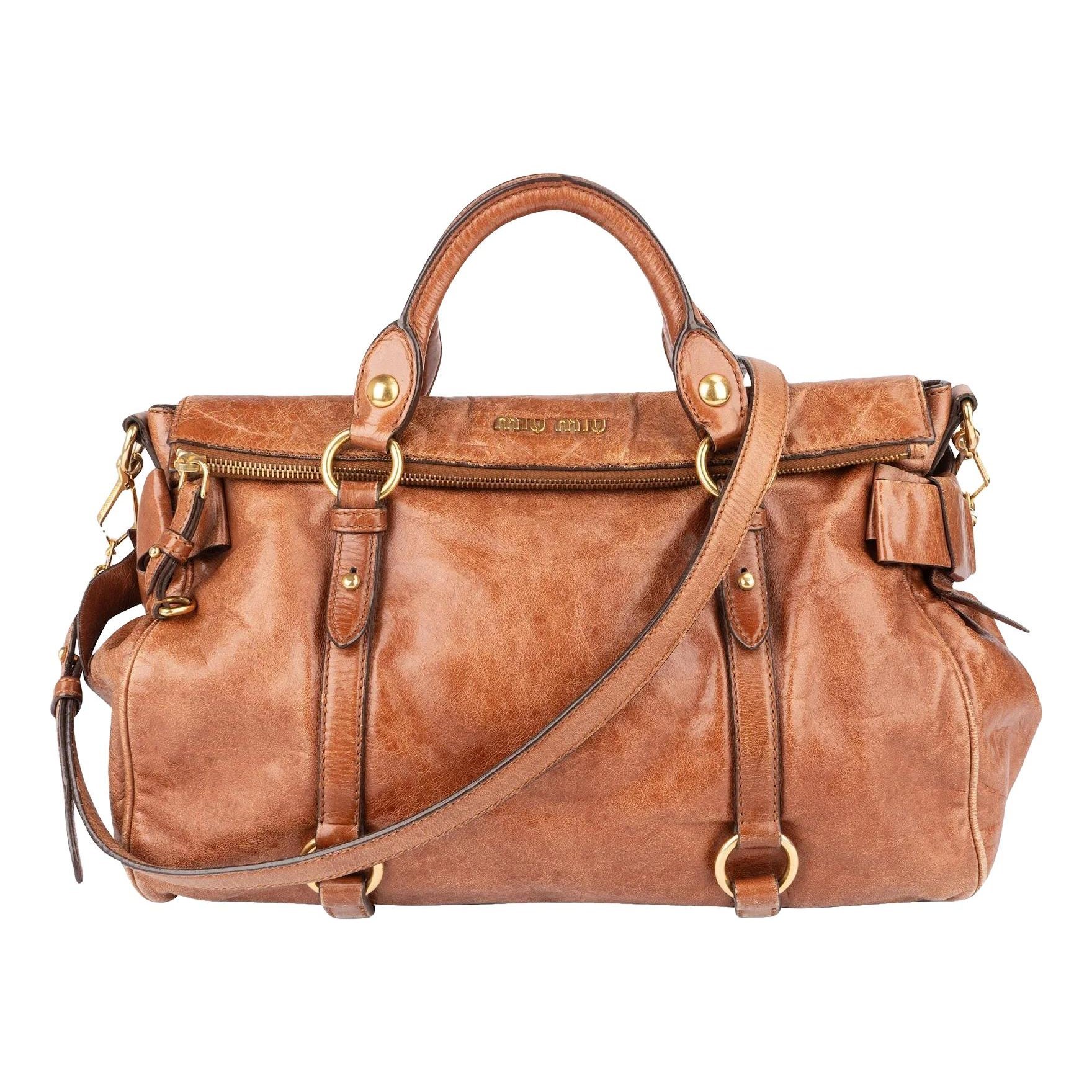 Vitello leather handbag