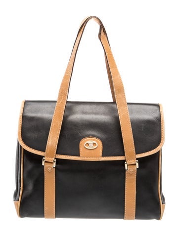 Leather Top Handle Bag Vintage