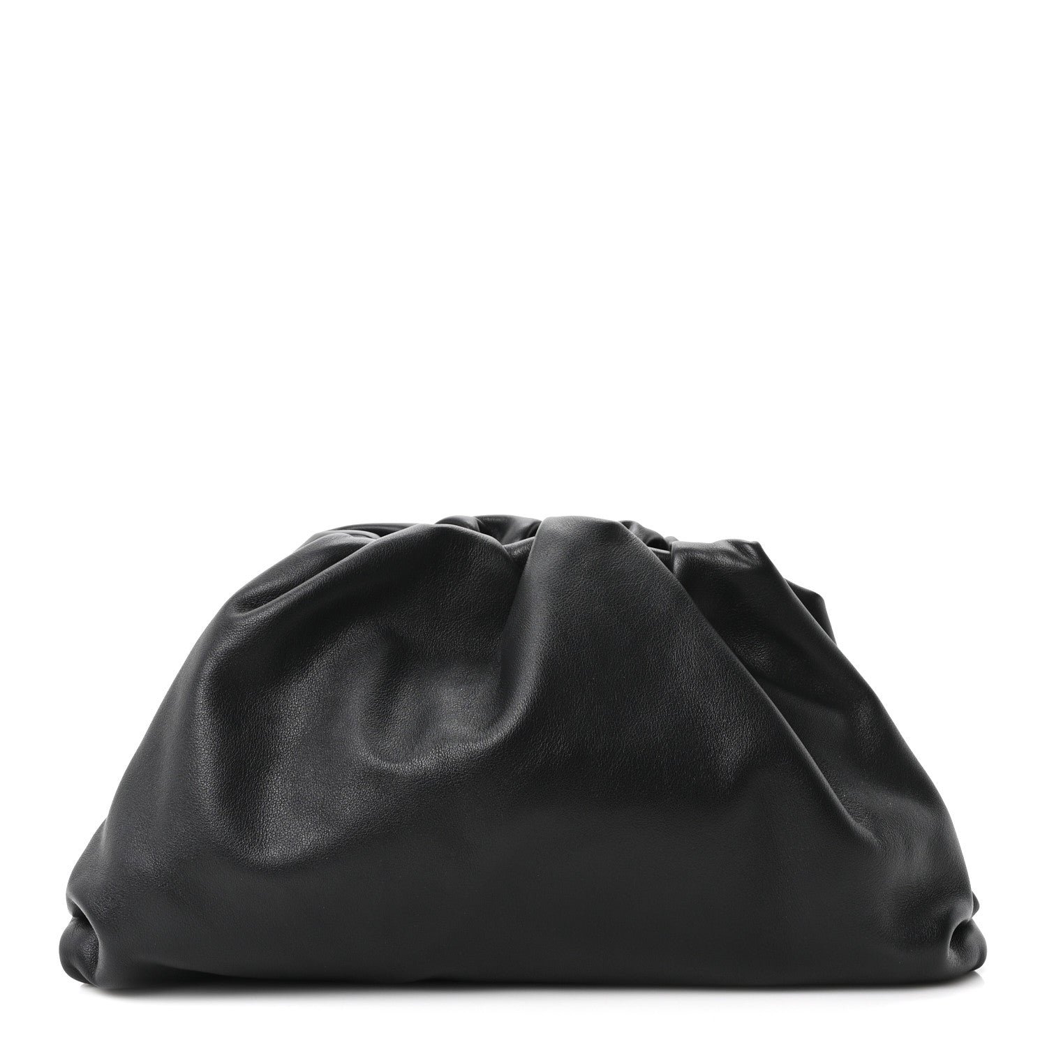 Bottega Veneta Smooth Butter Calf Teen Pouch Black