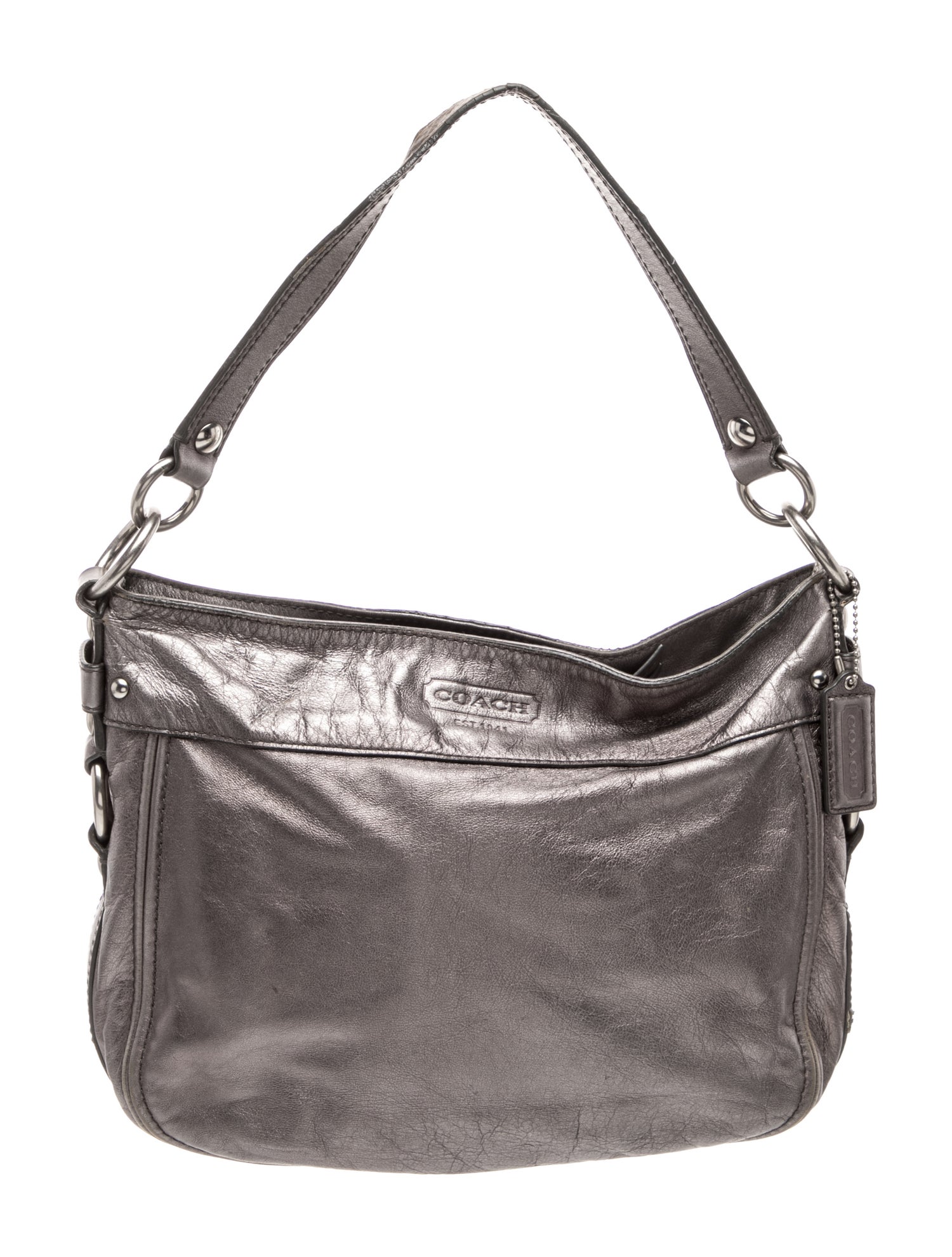 Leather Zoe Hobo Bag Medium