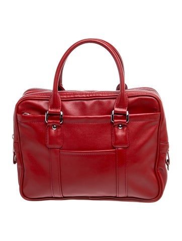 Leather Top Handle Bag