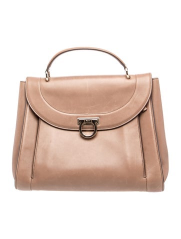 Leather Top Handle Bag