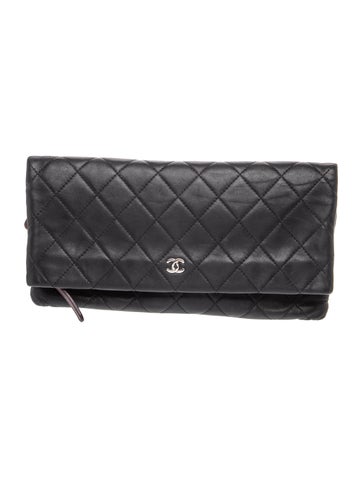 Quilted Foldover Clutch