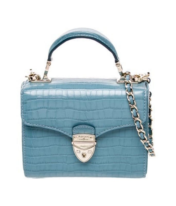 Aspinal of London Of London Embossed Leather Shoulder Bag