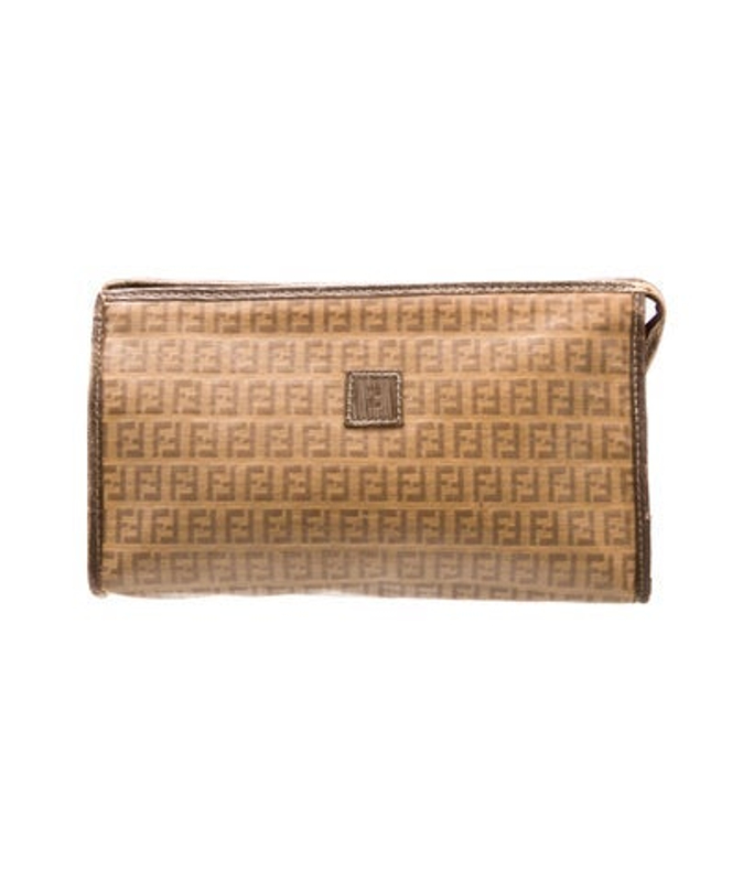 Fendi Zucchino Ff Clutch