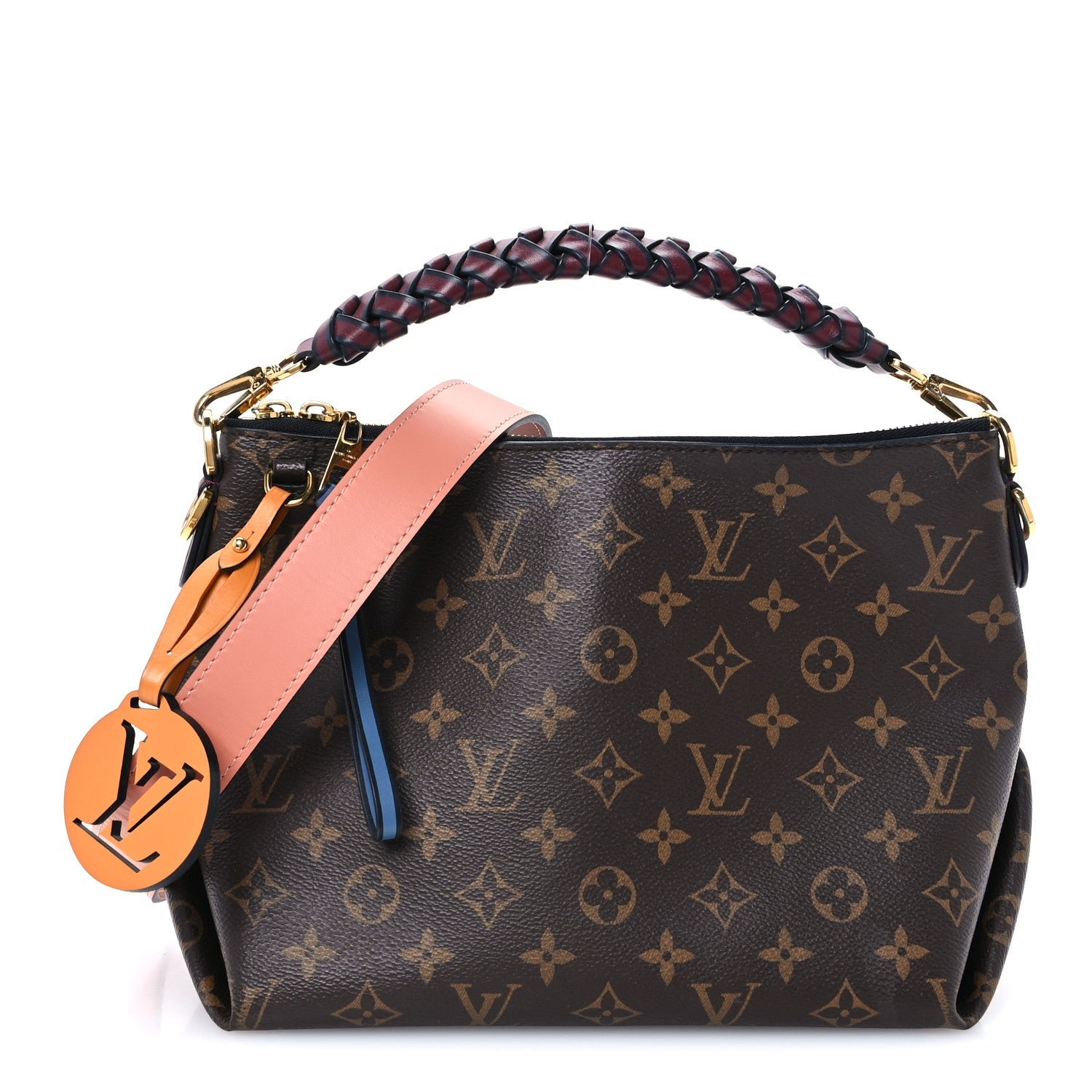 Louis Vuitton Louis Vuitton Monogram Beaubourg Hobo Mini Bordeaux Red Peach Safran Blue Jean Blue