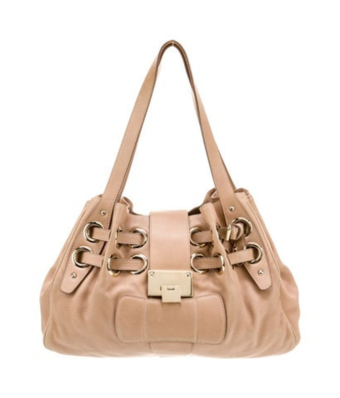 Jimmy Choo Choo Leather Shoulder Bag