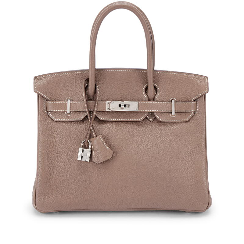 Etoupe Togo Birkin 30 Palladium Hardware, 2007