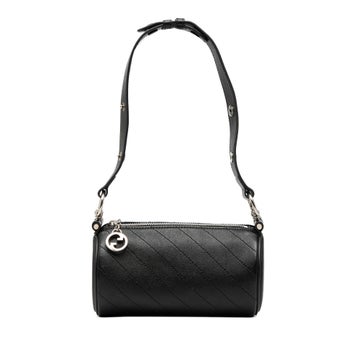 Calf Leather Mini Leather Blondie Barrel Shoulder Bag
