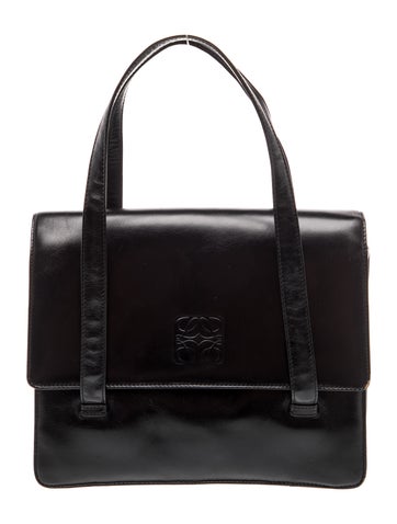 Leather Top Handle Bag Vintage