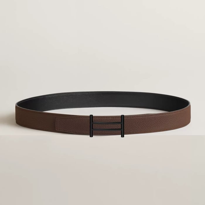 Rider Belt Buckle & Reversible Leather Strap 32 MM