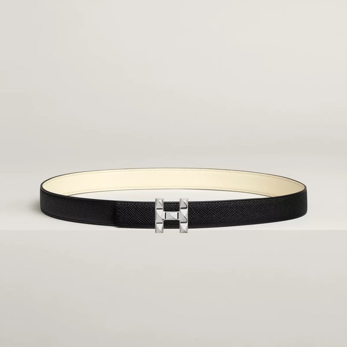 H Infini belt buckle & Reversible leather strap 24 mm