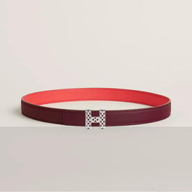 Garden Party Belt Buckle & Reversible Leather Strap 24 Mm