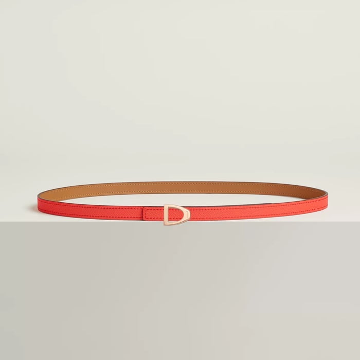 Cavaliere 벨트 버클 & 리버서블 가죽 스트랩 13mm
