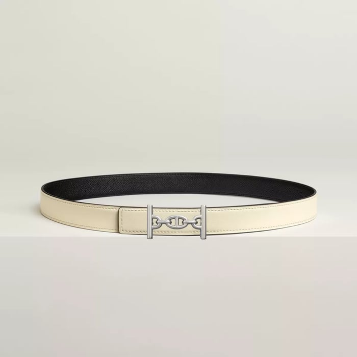Lagune Belt Buckle & Reversible Leather Strap 24 MM