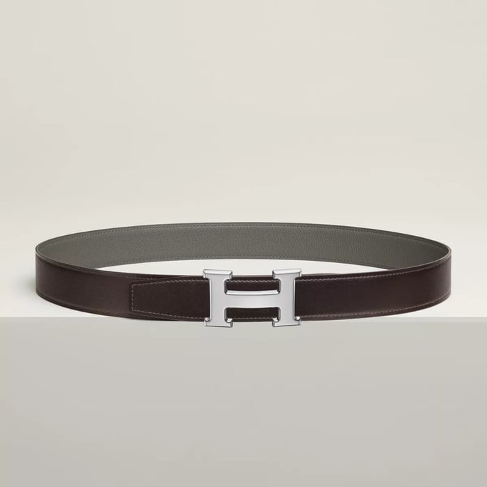 H 벨트 버클 & 리버서블 가죽 스트랩 32mm