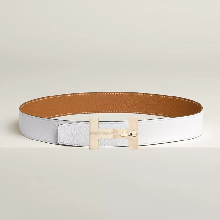 Quizz Ferme-tout Belt Buckle & Reversible Leather Strap 38 MM