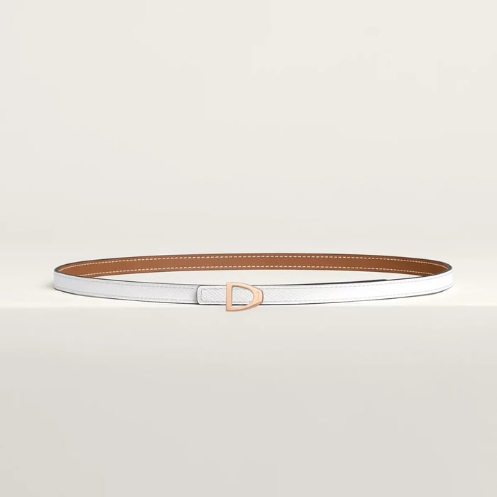 Cavaliere Belt Buckle & Reversible Leather Strap 13 MM