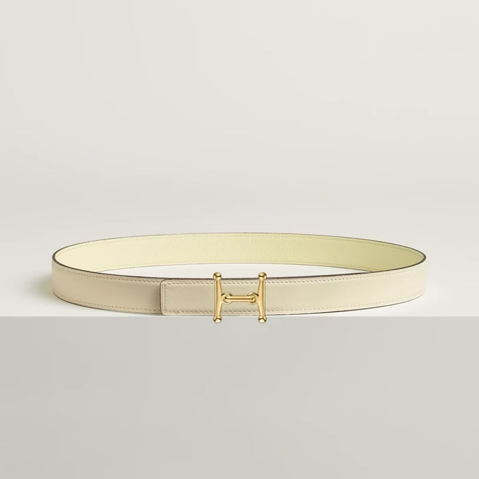 Mors H Belt Buckle & Reversible Leather Strap 24 MM