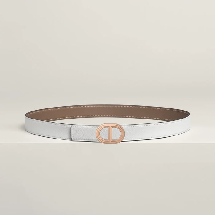 Rivage Belt Buckle & Reversible Leather Strap 24 MM