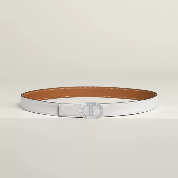 Rivage Belt Buckle & Reversible Leather Strap 24 MM