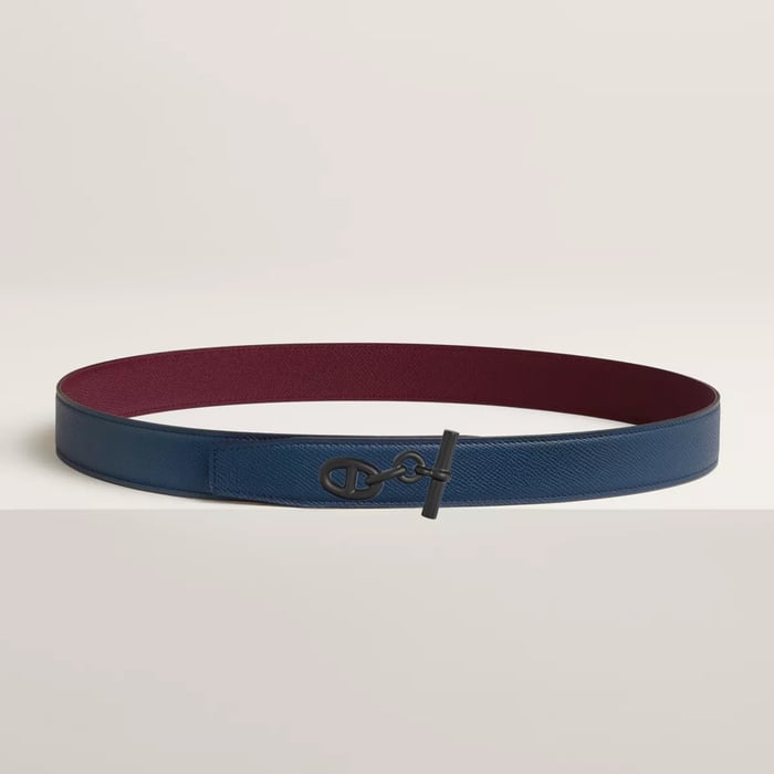 Yachting 벨트 버클 & 리버서블 가죽 스트랩 32mm