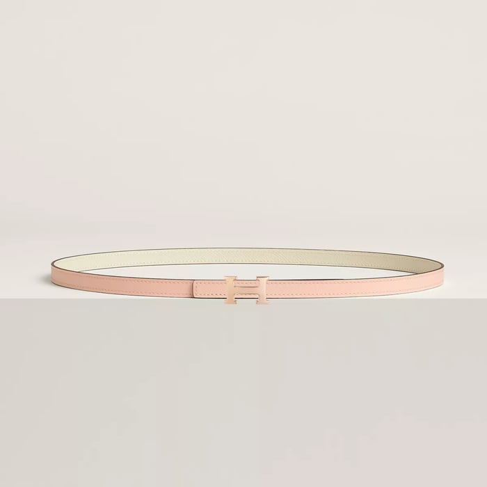 Mini 5382 belt buckle & Reversible leather strap 13 mm