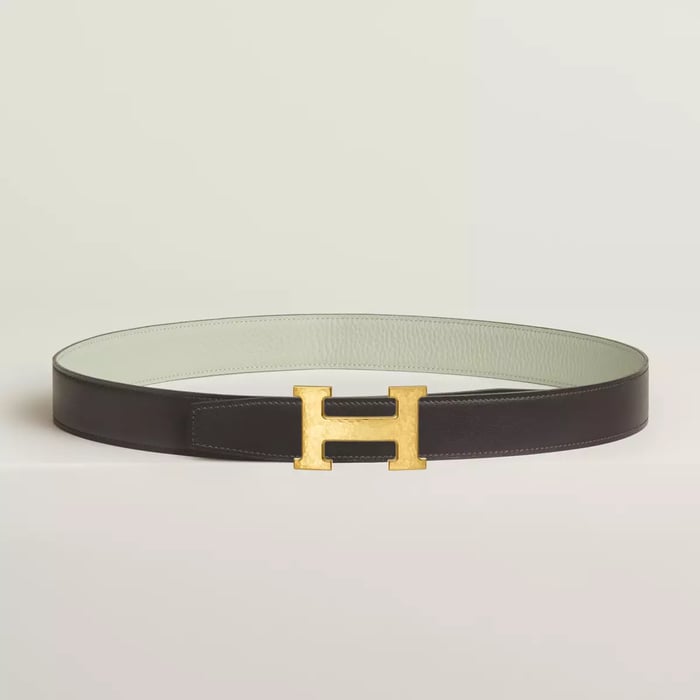 H Martelee 벨트 버클 & 리버서블 가죽 스트랩 32mm