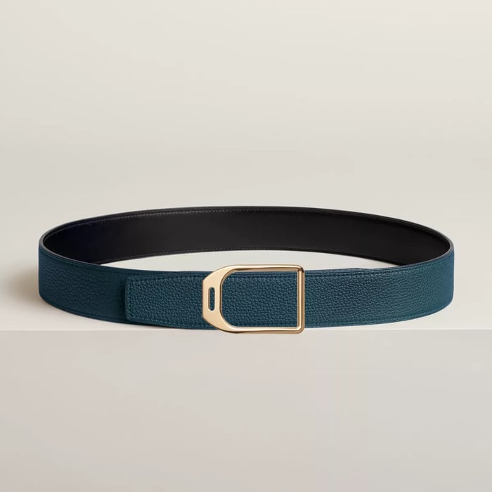 Jockey Belt Buckle & Reversible Leather Strap 38 MM