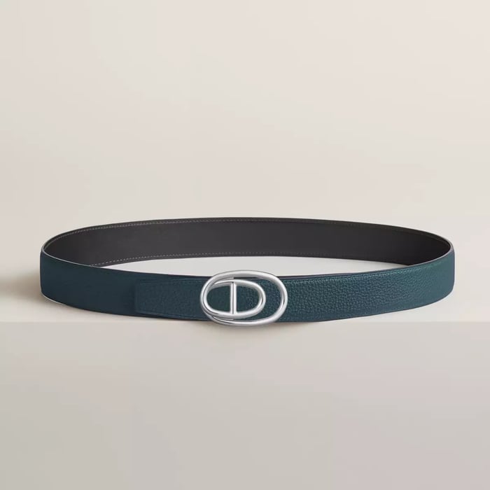 Odyssee Belt Buckle & Reversible Leather Strap 32 MM