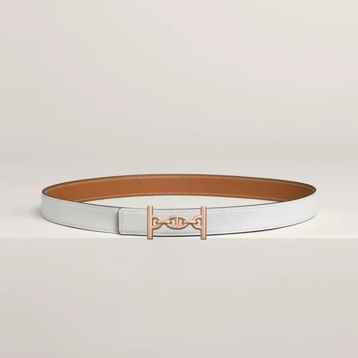Lagune Belt Buckle & Reversible Leather Strap 24 MM