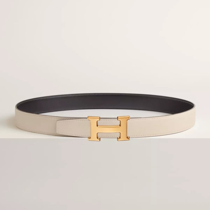H 벨트 버클 & 리버서블 가죽 스트랩 32mm