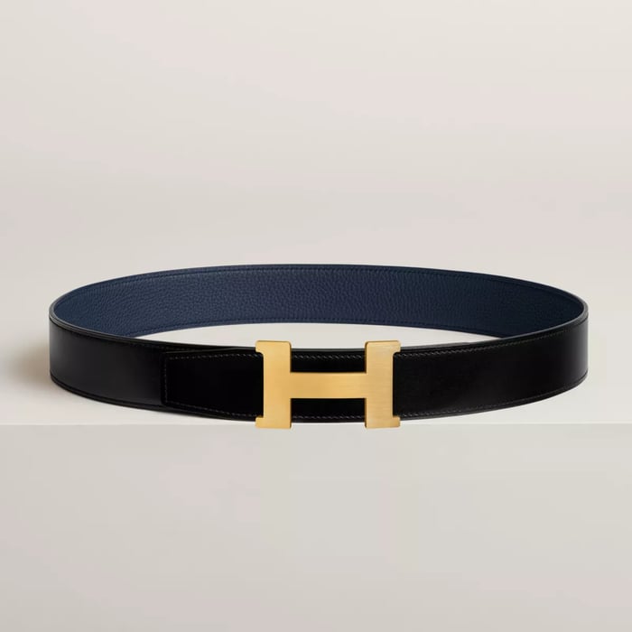 Constance Belt Buckle & Reversible Leather Strap 38 MM