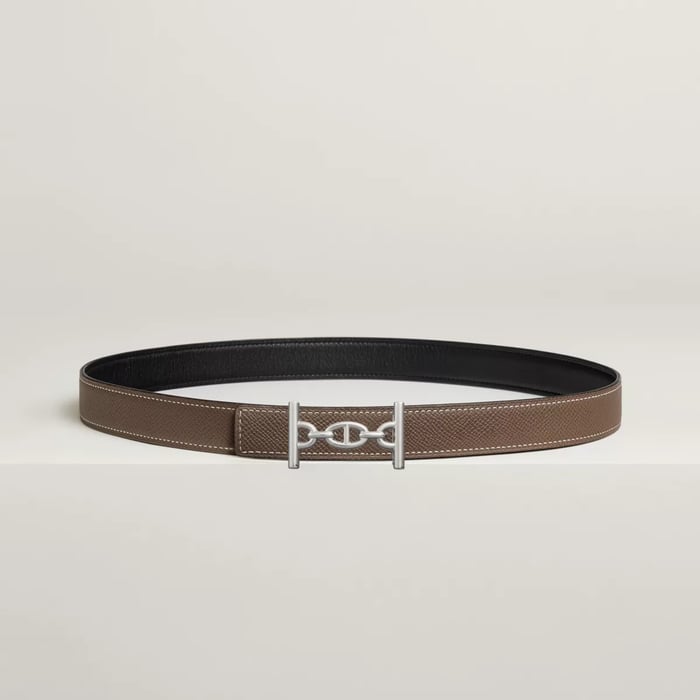 Lagune Belt Buckle & Reversible Leather Strap 24 MM