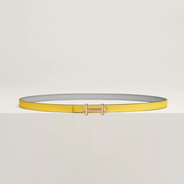 Gamma Belt Buckle & Reversible Leather Strap 13 MM