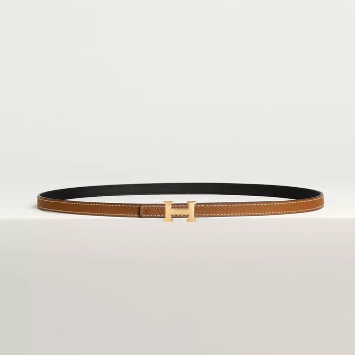 Mini 5382 Belt Buckle & Reversible Leather Strap 13 MM