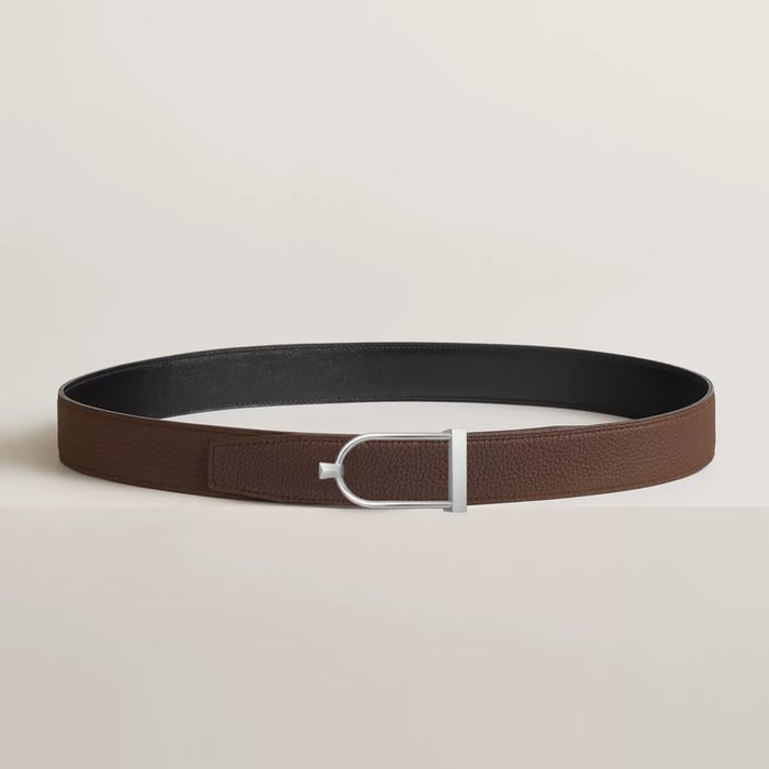 Ecrin Belt Buckle & Reversible Leather Strap 32 MM