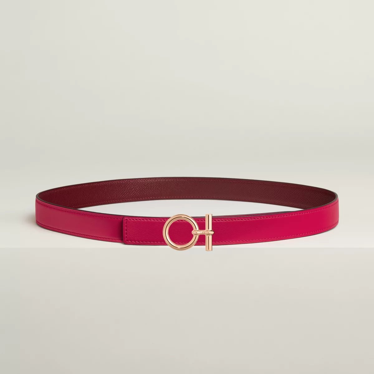 Flot belt buckle & Reversible leather strap 24 mm