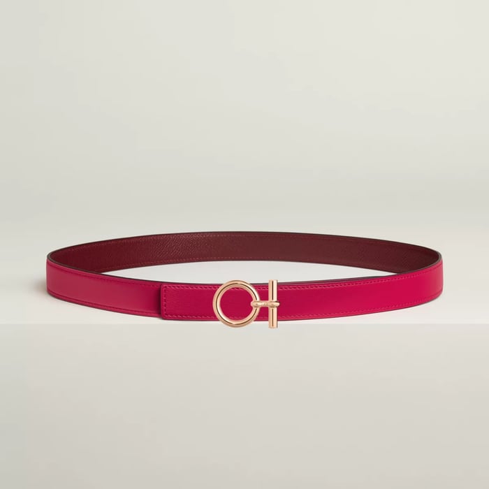 Flot belt buckle & Reversible leather strap 24 mm