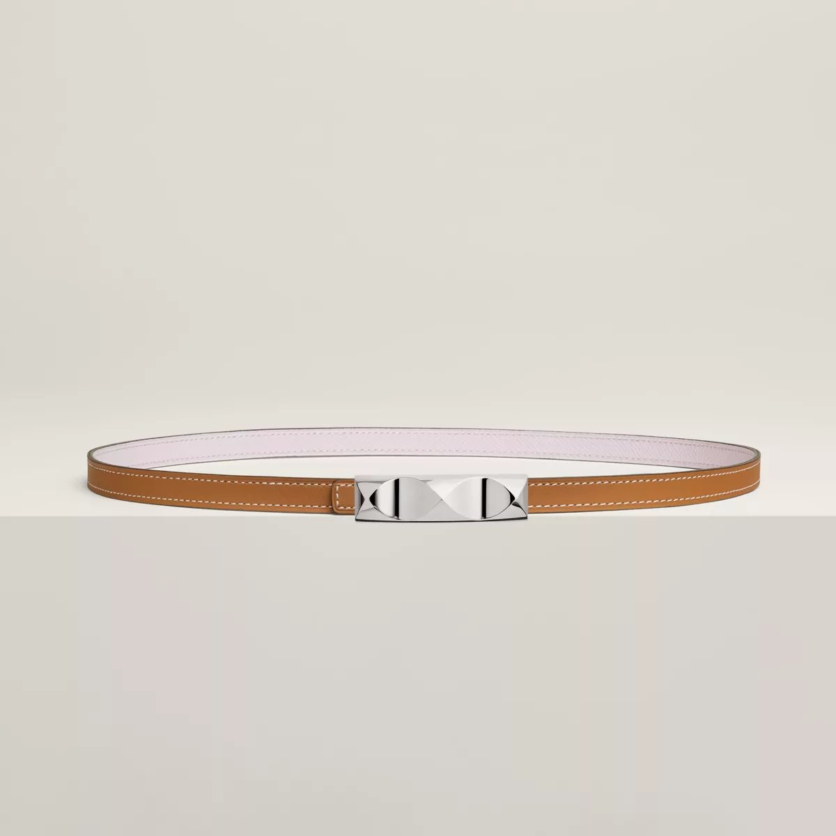 Infini belt buckle & Reversible leather strap 13 mm