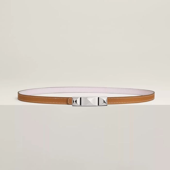 Infini belt buckle & Reversible leather strap 13 mm