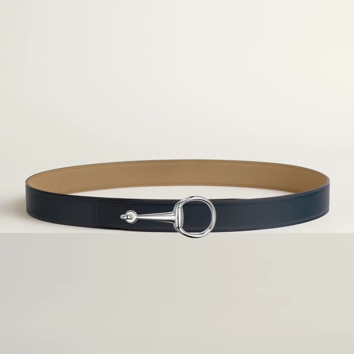 Boucle de ceinture Casaque & Cuir de ceinture réversible 32 mm
