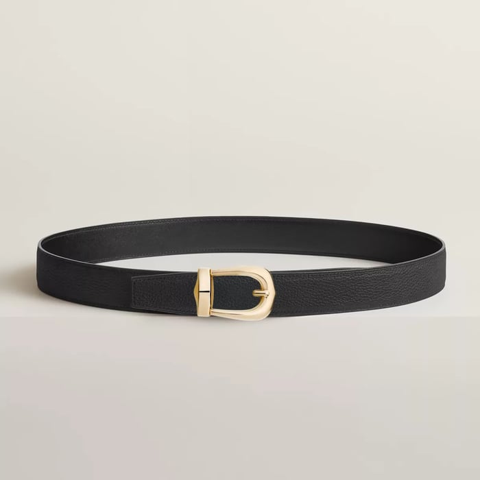 Bride d'Apparat Belt Buckle & Reversible Leather Strap 32 MM