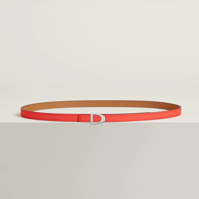 Cavaliere Belt Buckle & Reversible Leather Strap 13 MM