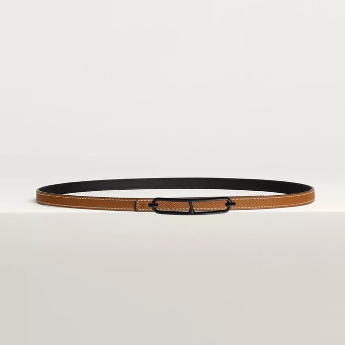 Roulis Belt Buckle & Reversible Leather Strap 13 MM