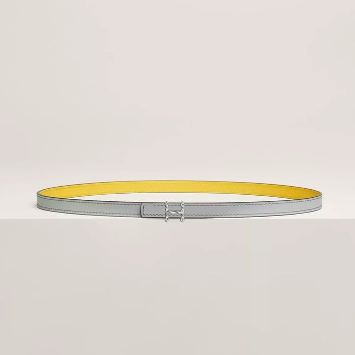 H Torsade belt buckle & Reversible leather strap 13 mm