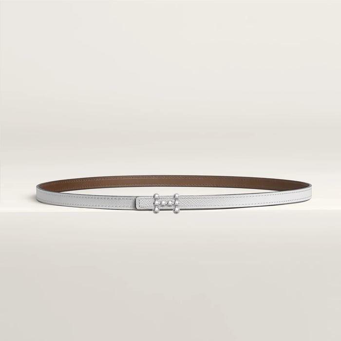 Bubble Belt Buckle & Reversible Leather Strap 13 MM